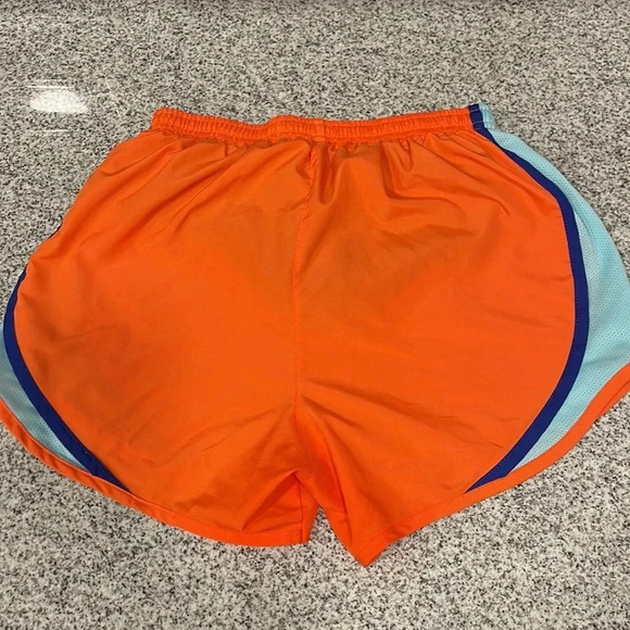 Nike shorts size extra small orange, light blue and dark blue - Picture 2 of 5